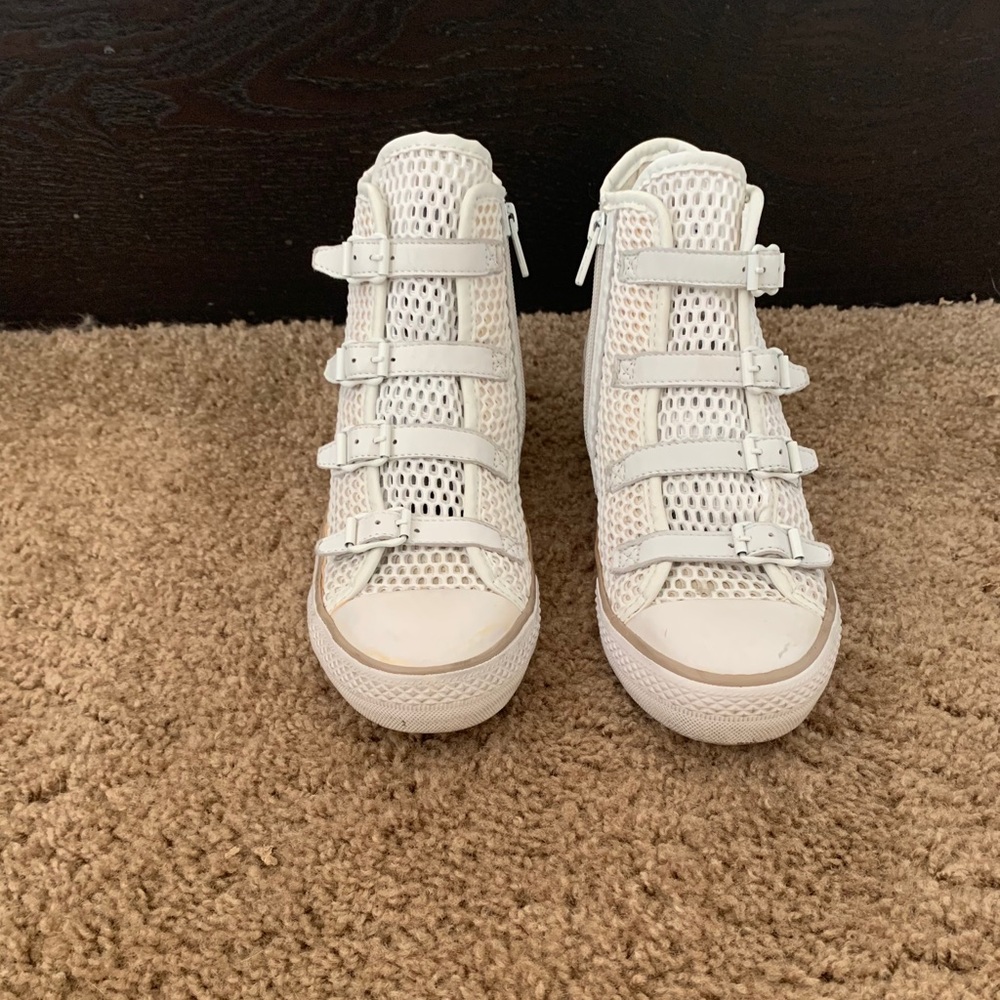 Ash perforated sneakers